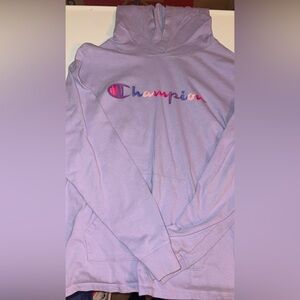 Long sleeved hooded shirt